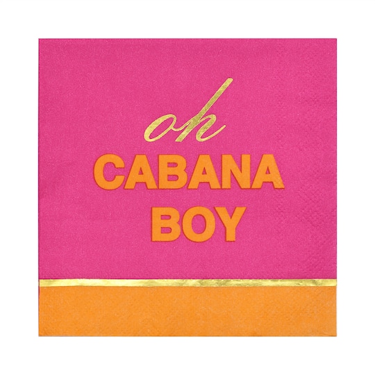 Hothouse Cabana Boy Beverage Napkins, 20ct. by Celebrate It™